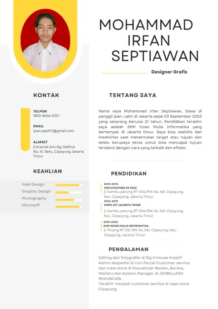 Mencari pekerjaan pengalaman retail