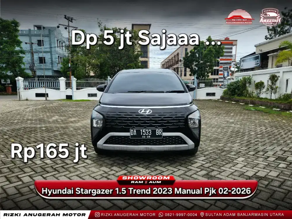 Dp 5jt Hyundai Stargazer 1.5 Trend 2023 Manual Pjk 02-2026