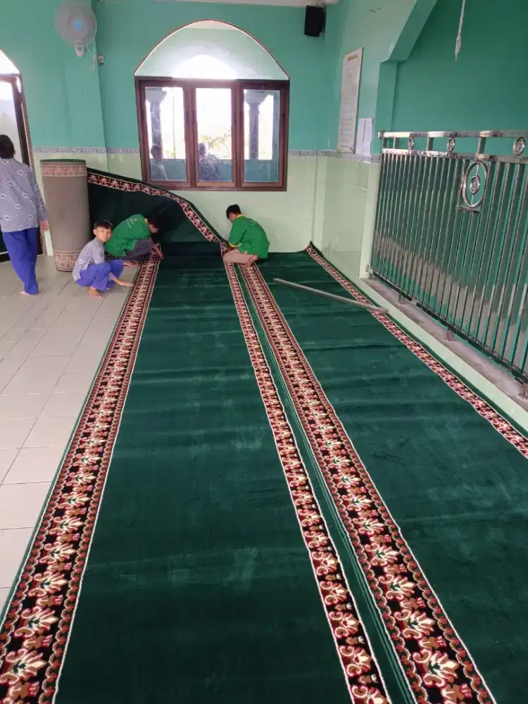 Ambal Sajadah Karpet Masjid Termurah. Tersedia Lokal maupun Import