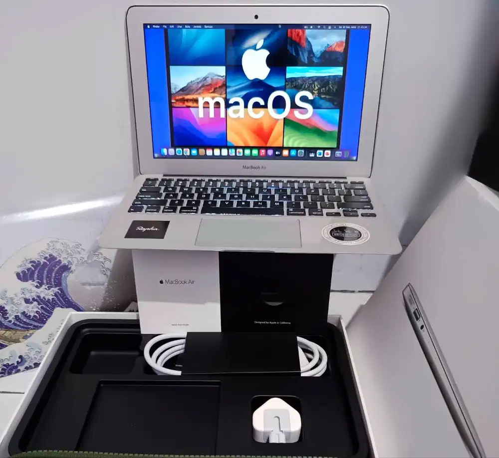 MACBOOK AIR 11 2015 INTEL i5 4/256GB MULUS BOX FULLSET