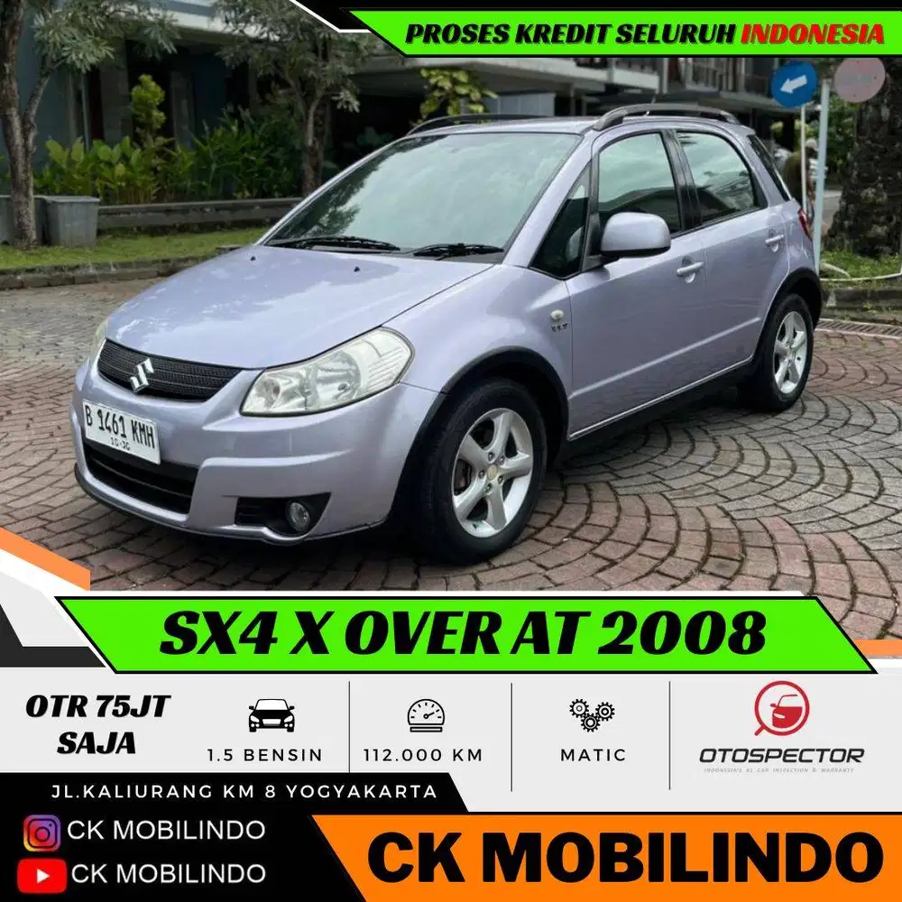 (Dp10jt) Suzuki SX4 X Over Matic 2008 MURAH Pajak Baru Bisa Kredit