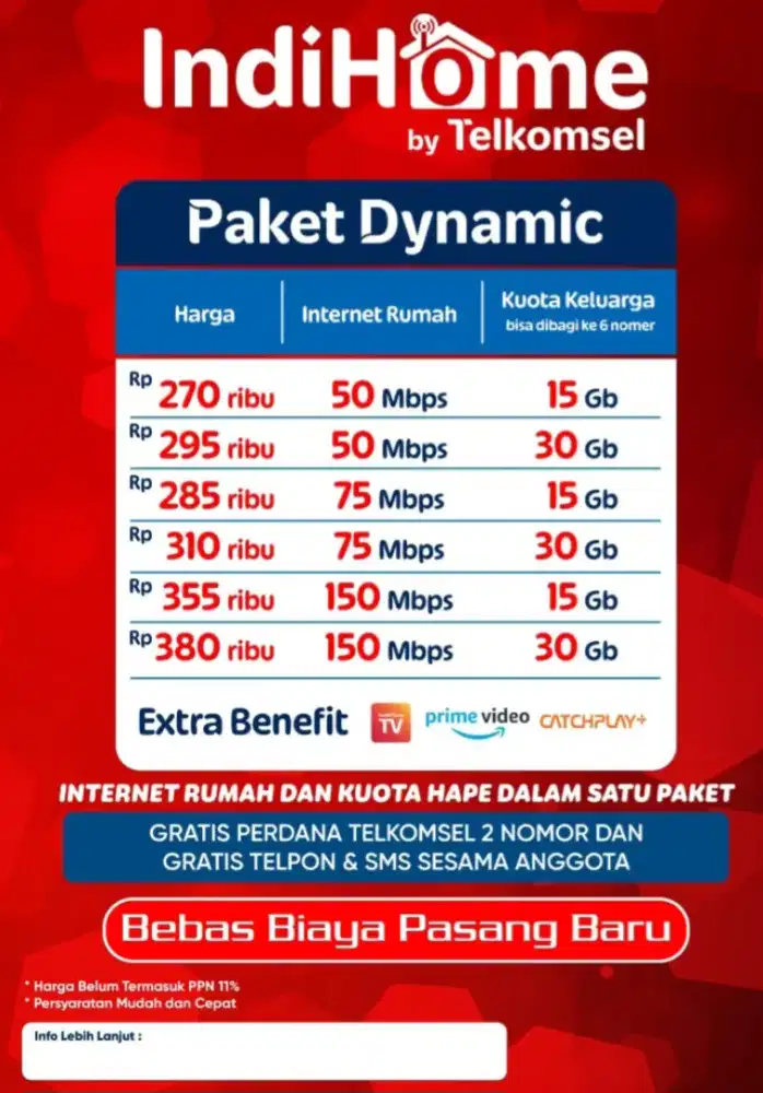 Internet rumah, murah, mudah