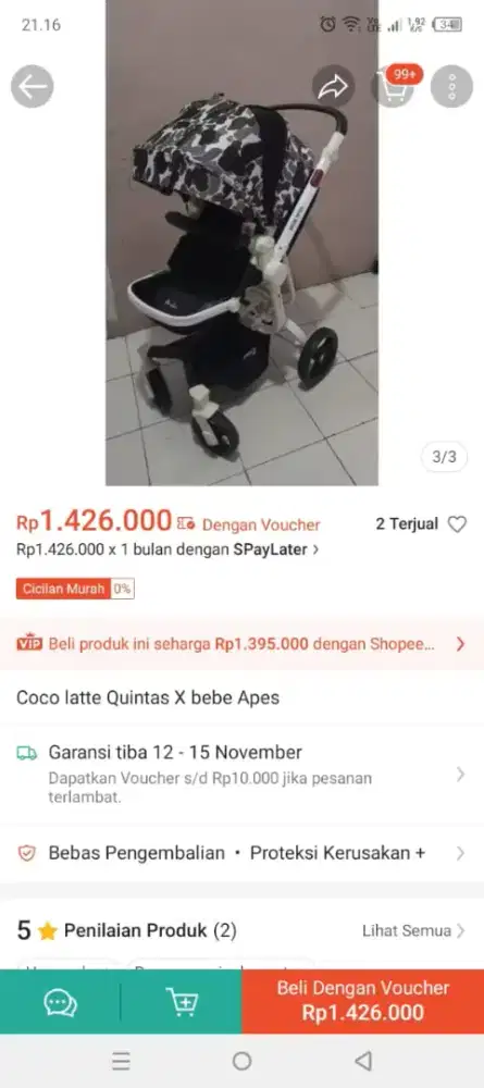 STROLLER CHOCHOLLATE