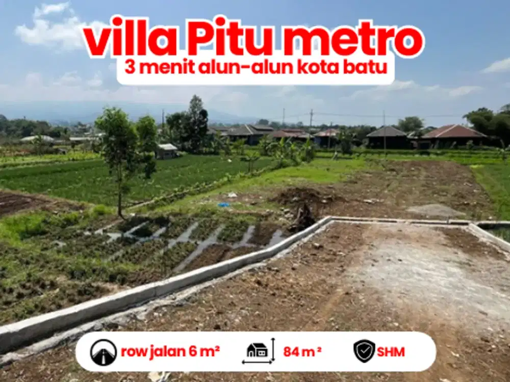 Villa premium daerah metro 5 Menit Alun Alun Kota Batu