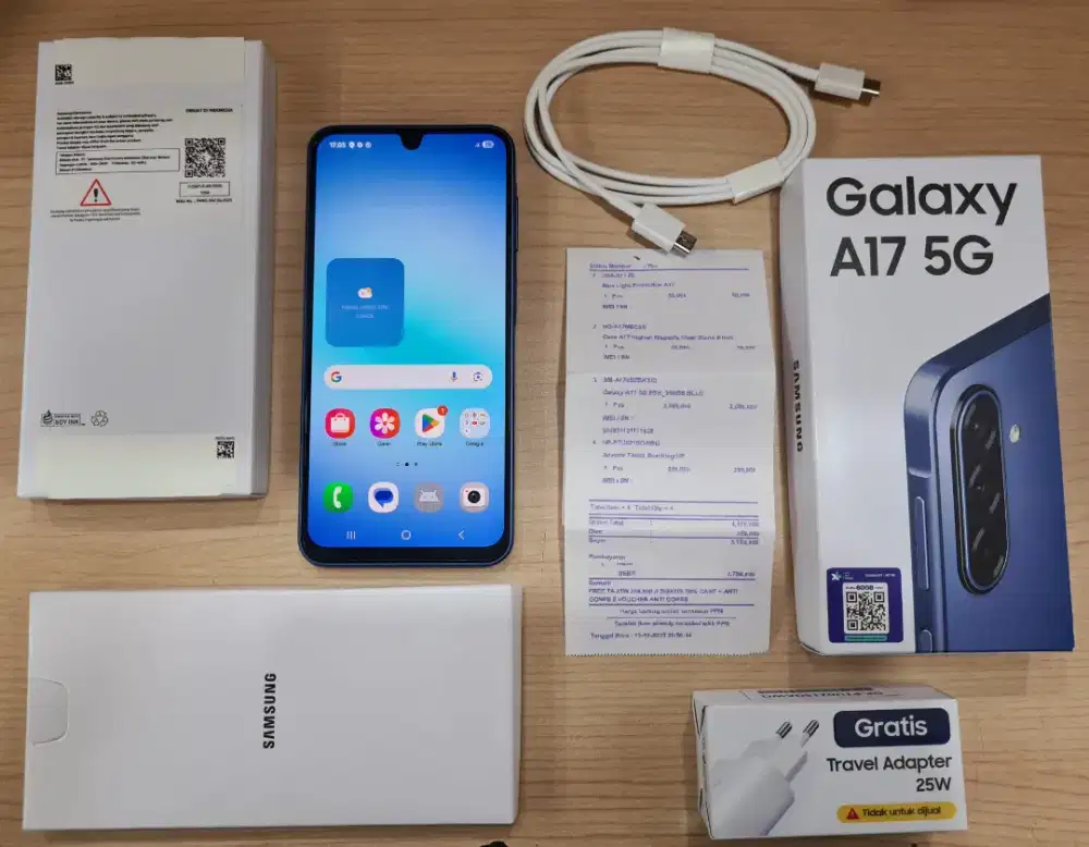 Samsung Galaxy A17 5G ram 8/256gb lengkap