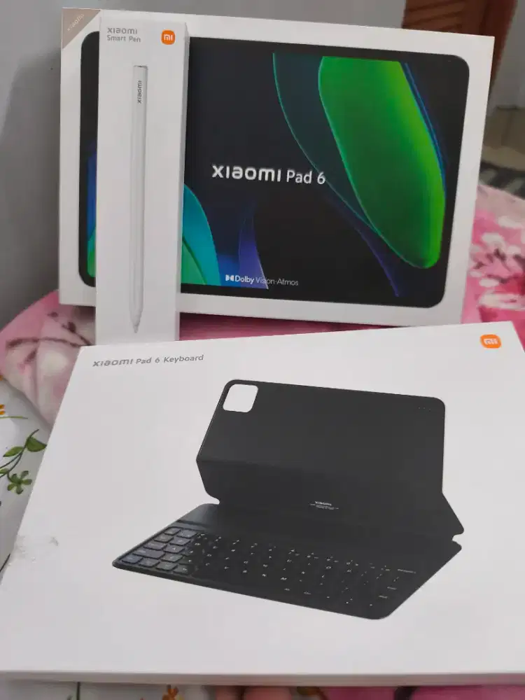 Xiaomi Mi Pad 6+keyboard+smart pen resmi xiaomi