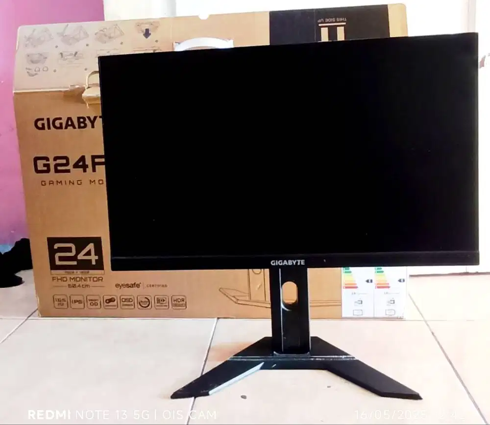 MONITOR GAMING GIGABYTE G24F2 165HZ MULUS RUSAK