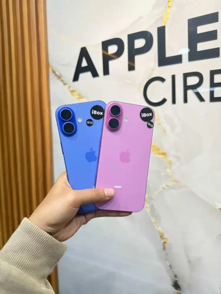 iPhone 16 128 Blue iBox ( Garansi ON Agustus2026 BH 100%)