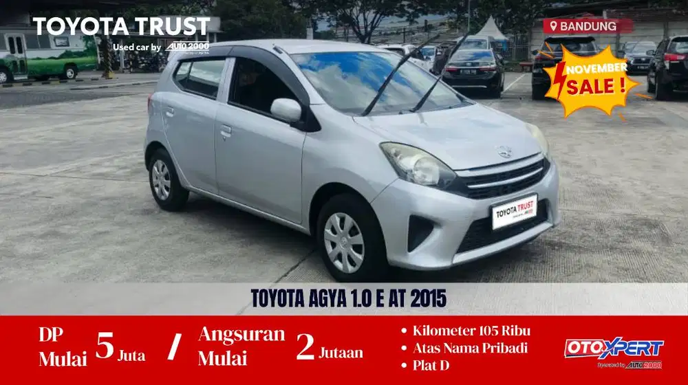TOYOTA AGYA 1.0 E AT 2015