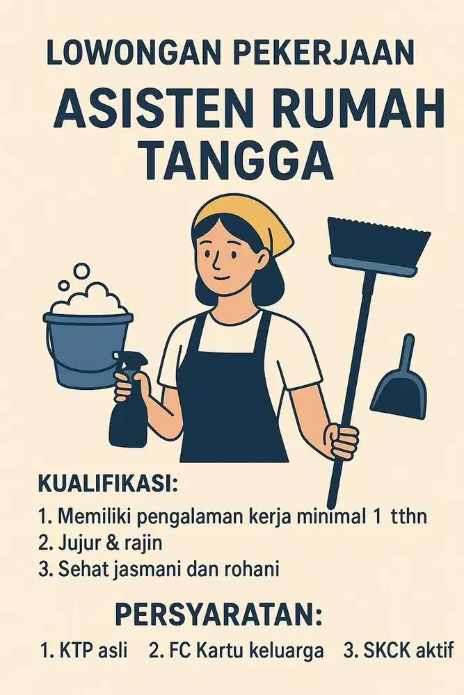 Dicari ART (Pengalaman Min 1th)