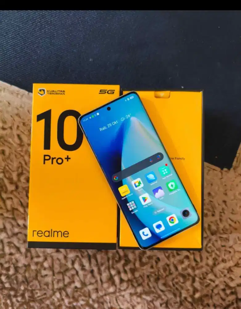 Realme 10 pro plus ram 12/526 full set