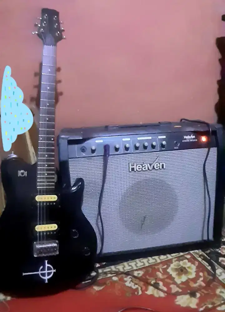 Gitar listrik Parker korea & amplifier heaven MZ 60 K