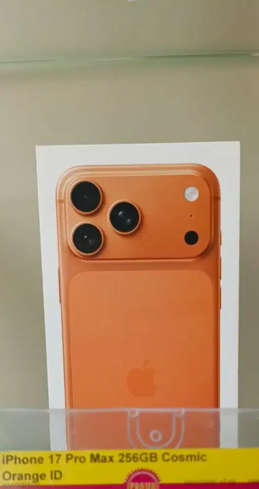 Iphone 17 pro max oren 256 Gb garansi ibox