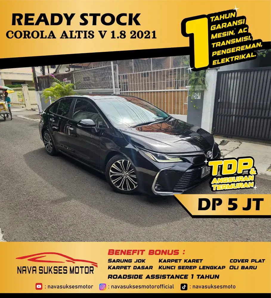 TDP 5 JUTA - ALTIS V 1.8 2021