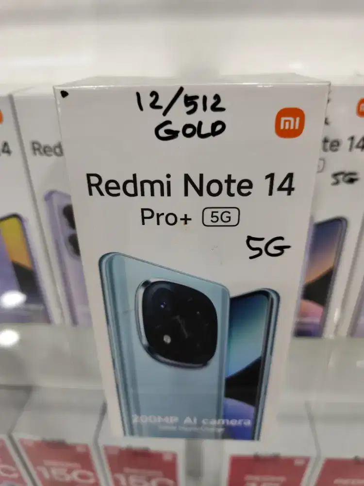 Redmi Note 14 PRO+ 5G New,FREE TUMBLER,Bisa COD&Melayani Kredit