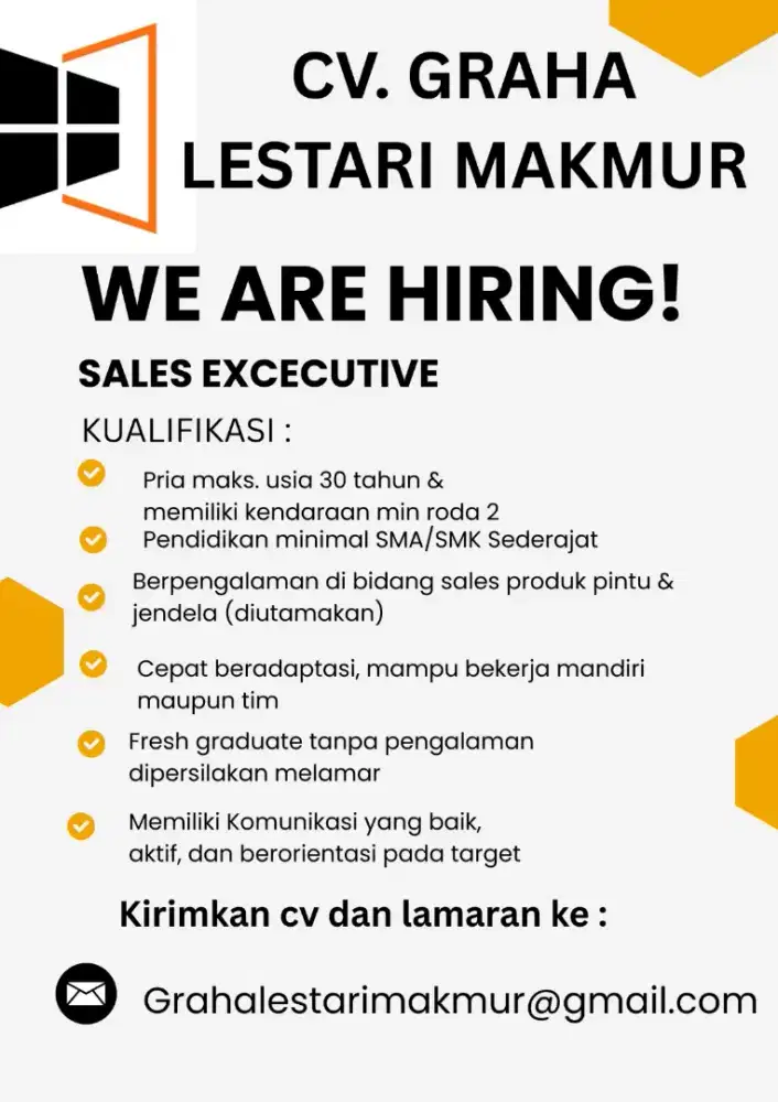 Lowongan kerja sales