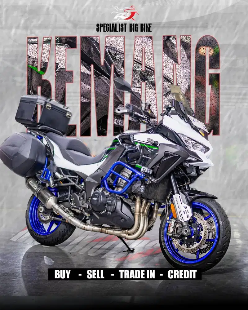 Kawasaki Versys 1000 Versys1000 Putih Nik 2020 Knalpot Arrow