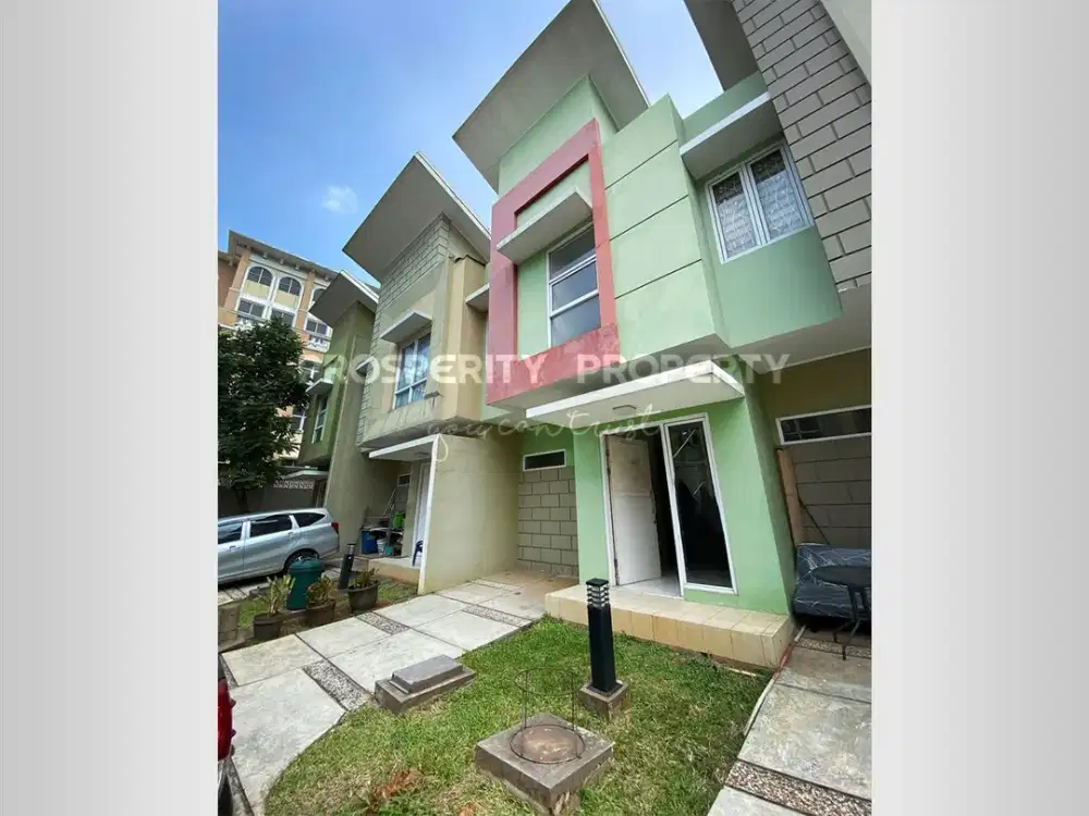 Rumah Minimalis di Cluster Arcadia Village by Paramount Strategis di Gading Serpong 5 Menit ke Mall SMS Lebar 5 meter Menghadap Utara