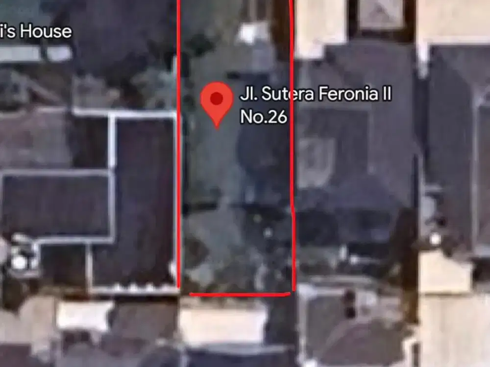 Termurah kavling Sutera Feronia Alam Sutera Tangerang Selatan