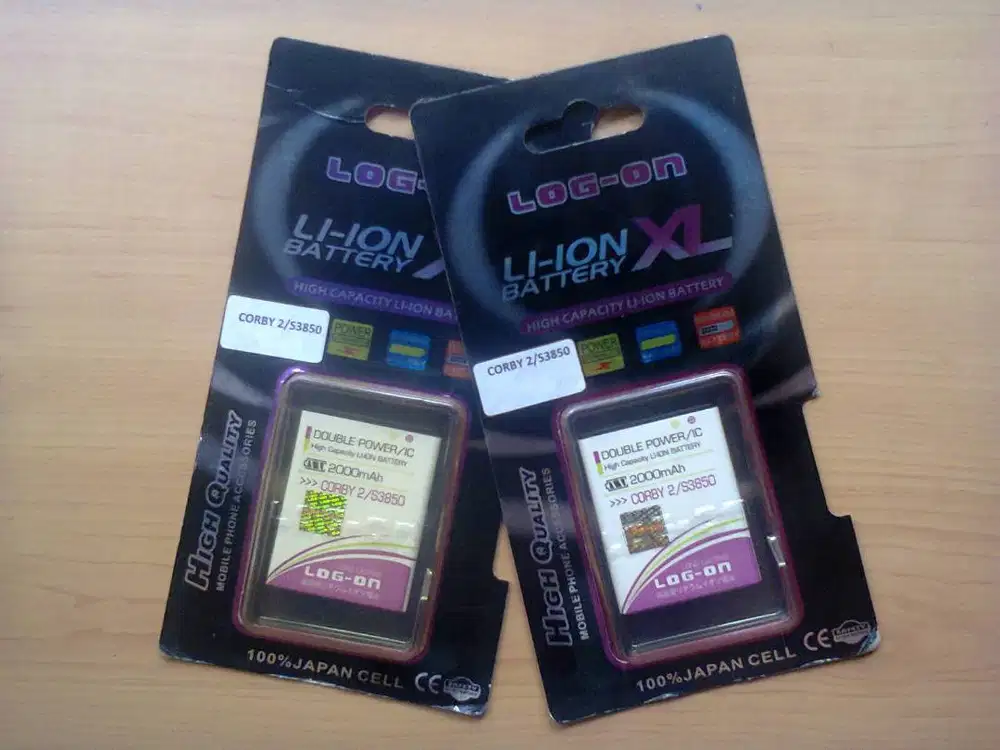 Baterai dobel power Samsung Corby 2