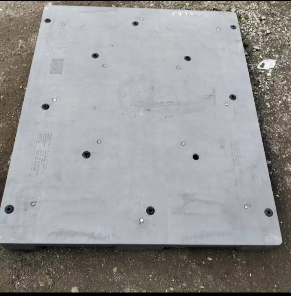 Palet plastik ukuran 120 x 100 x 13 model mangkok