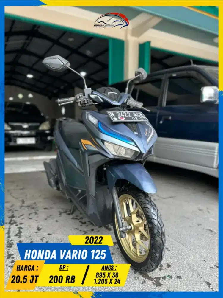 HONDA VARIO 125 2022 MURAH CIAMIK MASZEHH HIKMAH MOTOR KEPUH