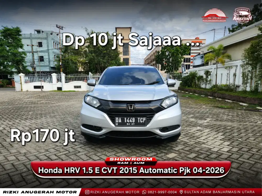 Dp 10jt Honda HRV 1.5 E CVT 2015 Automatic Pjk 04-2026