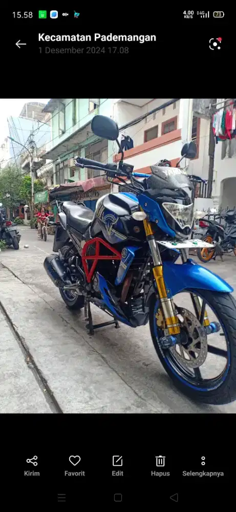 Yamaha Byson 2014 full ori..mesin josss