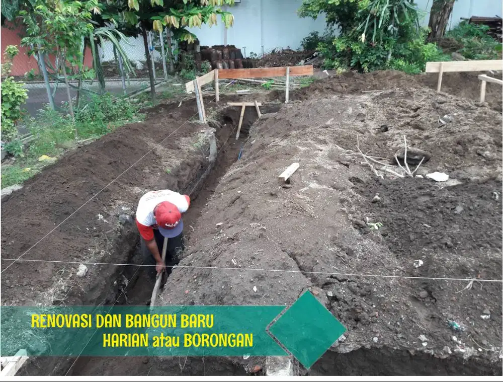 Tukang Harian / Tukang Borongan / Renovasi / Bangun Rumah dan Service