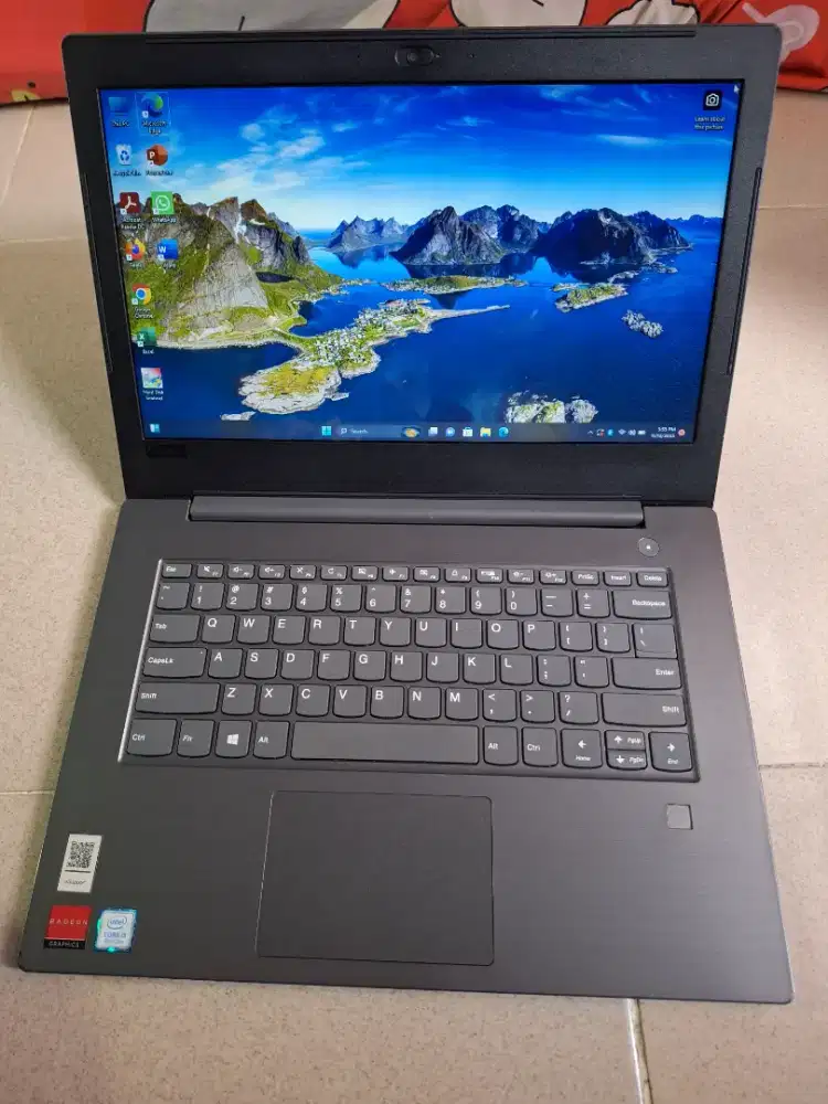 Bismillah dijual laptop lenovo slim core i5 mulus ram 8gb ssd 256gb