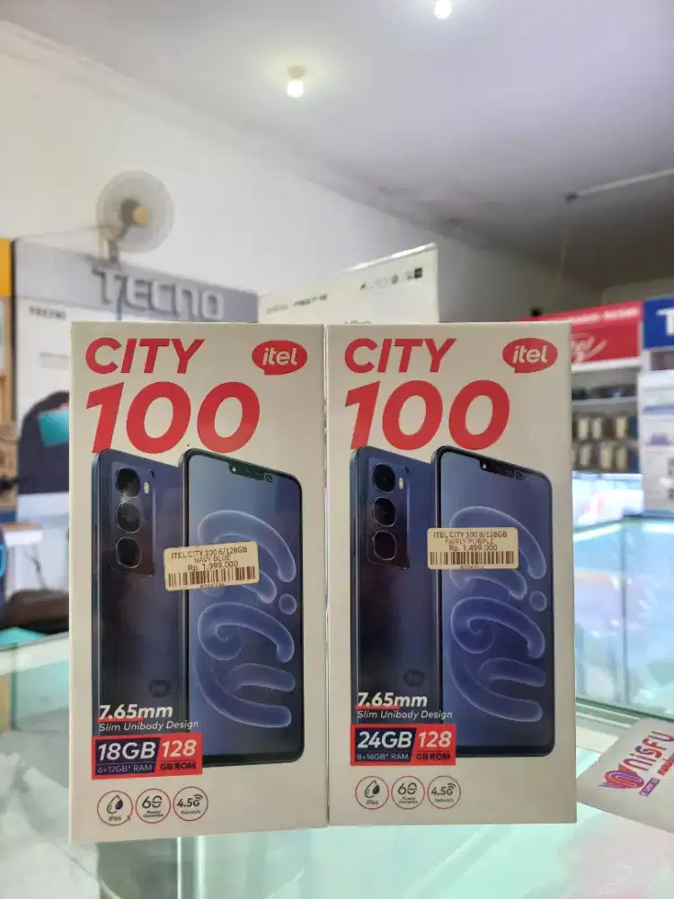 Itel City 100 16gb/128gb Bergaransi Resmi