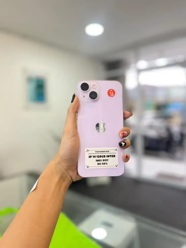 Iphone 14 128GB fullset mulus nominus bergaransi terima tt cod kredit