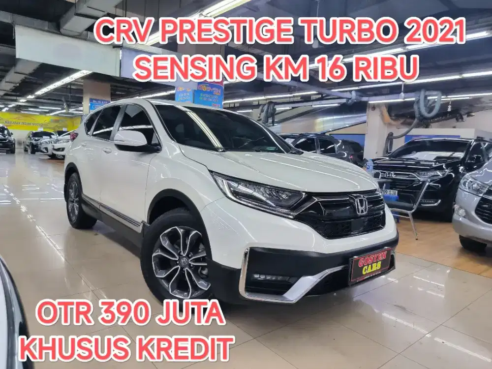 KM 16 RIBU HONDA CRV 1.5 PRESTIGE TURBO SENSING AT 2021 ISTIMEWA
