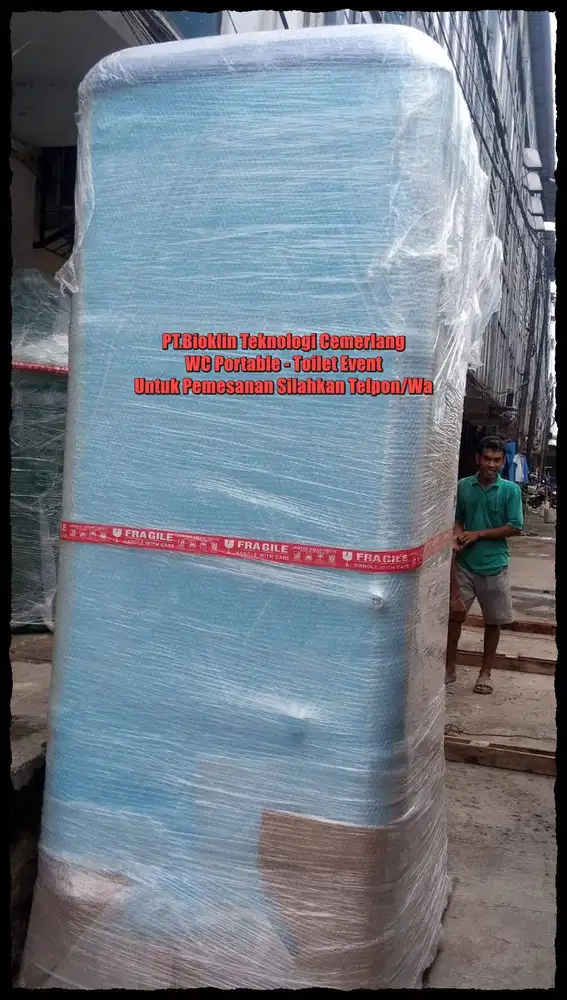 Toilet Outdoor, WC Portable, Toilet Modern Mudah Dipindahkan Ready Sto
