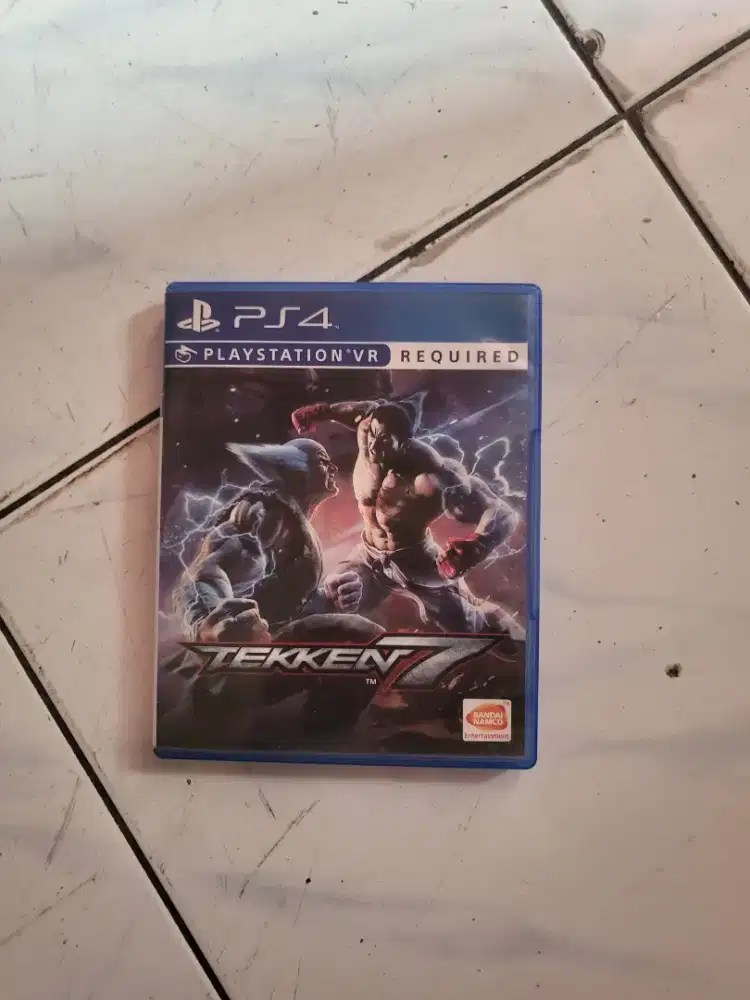 Kaset PS 4 tekken 7 masih bagus tinggal pakai main aja