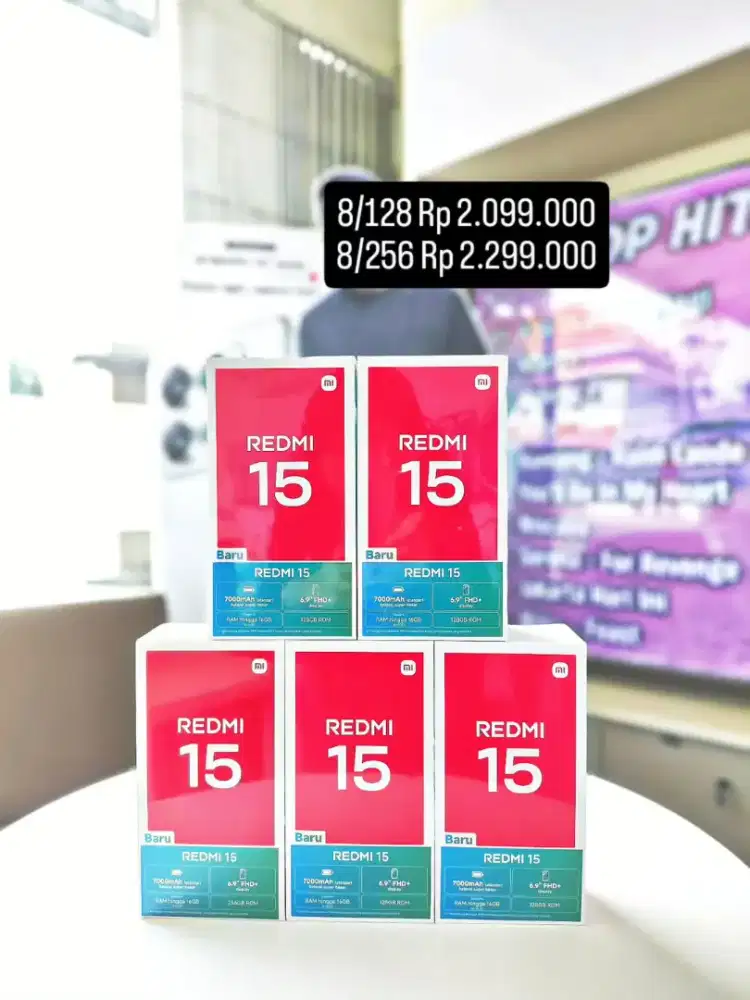 New Redmi 15 Rwm 8/256