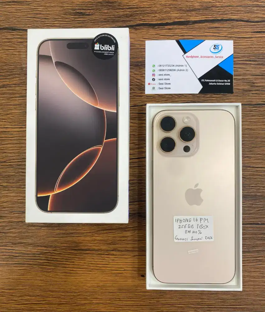 Iphone 16 promax 256gb ex ibox gransi panjang murah aja !!