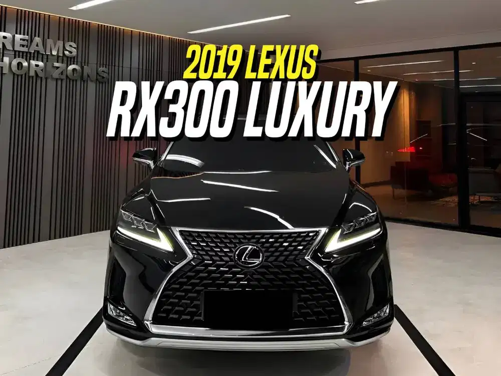 Lexus RX300 Luxury 2020 NIK 2019 Facelift Black on Brown Hitam RX 300