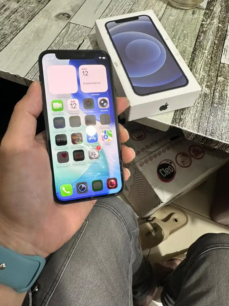Iphone 12 mini 64gb terdaftar bea cukai resmi istimewah fullset mulus