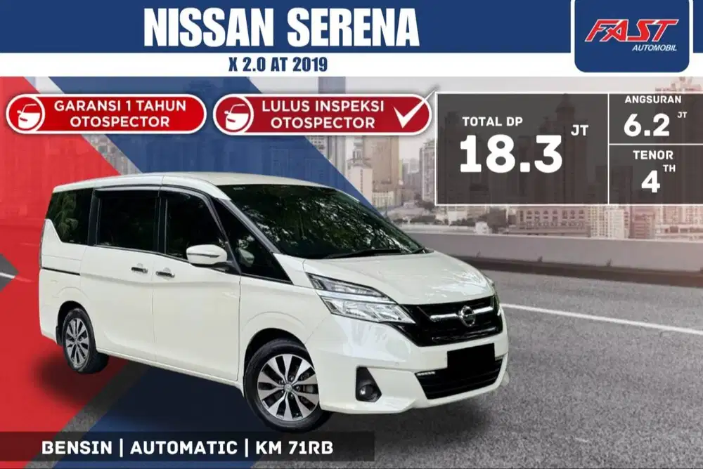 NISSAN SERENA X 2019 2.0 AT KM.71RB & PAJAK PANJANG #F2ST