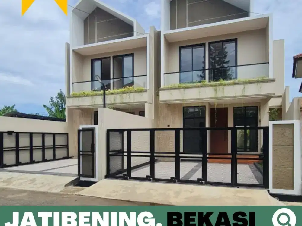 Rumah dijual 2 Lantai Baru, Jatibening, Bekasi dekat LRT Cikunir 1