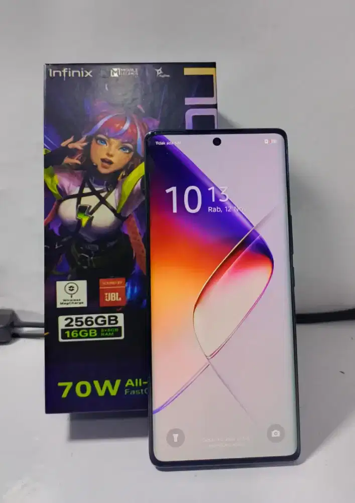 INFINIX NOTE 40 PRO 5G RAM 8+4/256GB ORIGINAL MULUS NOMINUS FULLSHET