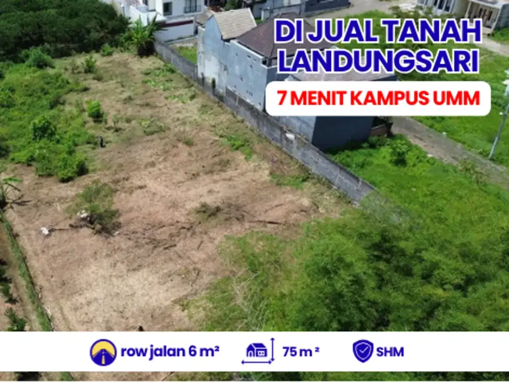 Dijual Tanah Strategis di Landungsari Dekat Kampus dan Akses Jalan Besar