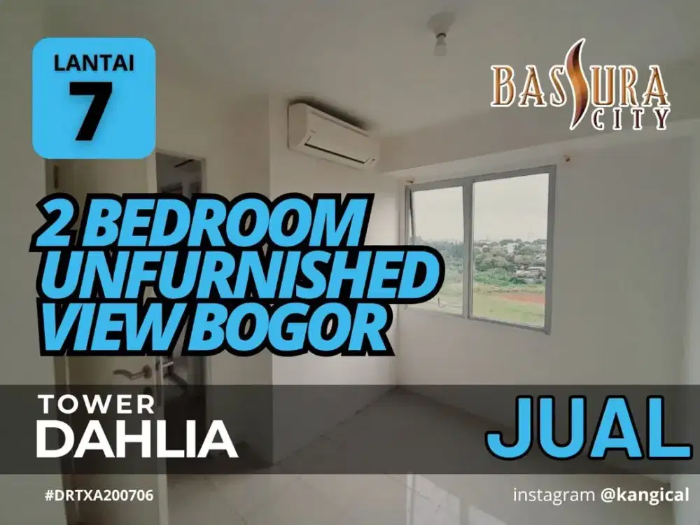 Jual Apartemen Bassura City Lantai Rendah SHM Bisa Kredit Samping Mall