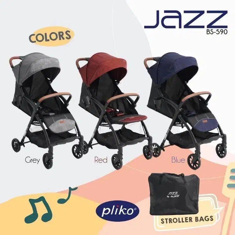 Stroller Pliko Jazz 590 AL.