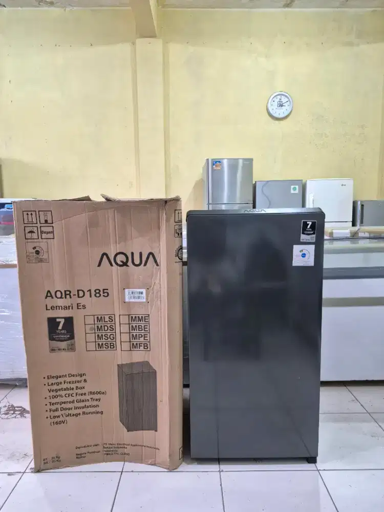 KULKAS AQUA TERBARU LIKE NEW 95%