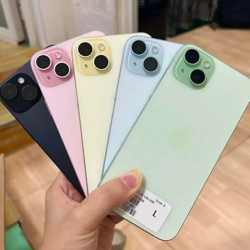 Iphone 15 Plus 128, 256 GB, New Ibox Garansi Resmi 1 Tahun.