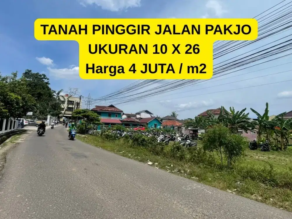TANAH PAKJO DEKAT SEKOLAH