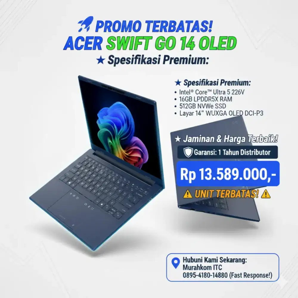 Laptop Acer AG14-72P-59DM INTEL Core 5 120U Ram 16GB SSD 512GB