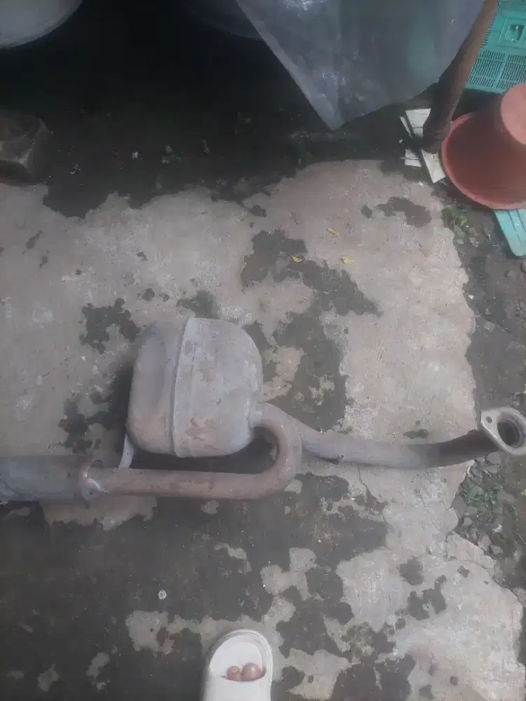 Muffler/knalpot yaris bakpao ori copotan